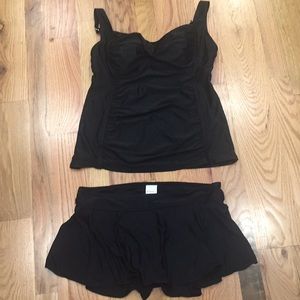 Black tankini, Merona